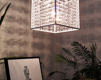 Swarovski Crystal Chandelier Lighting, Crystal Cube