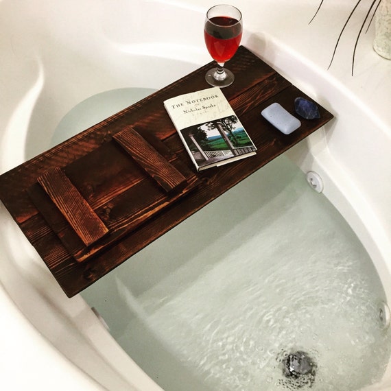 Handmade Bath Caddy by TopDrawerWoodworks on Etsy