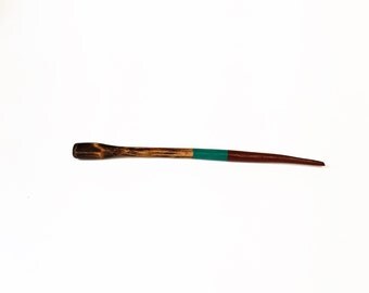 Juniper Wood Shawl Pin, Scarf Pin, Wood hair stick, Wood hair accessories