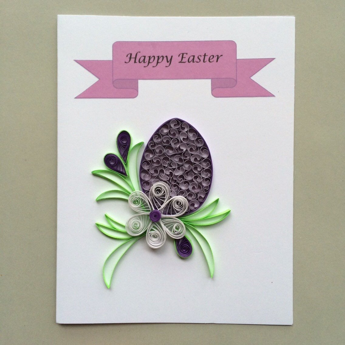 Quilled Easter Cards by OlygamiCrafts on Etsy