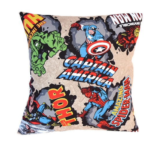 Avengers Throw Pillow Superheros Sofa Pillow Accent
