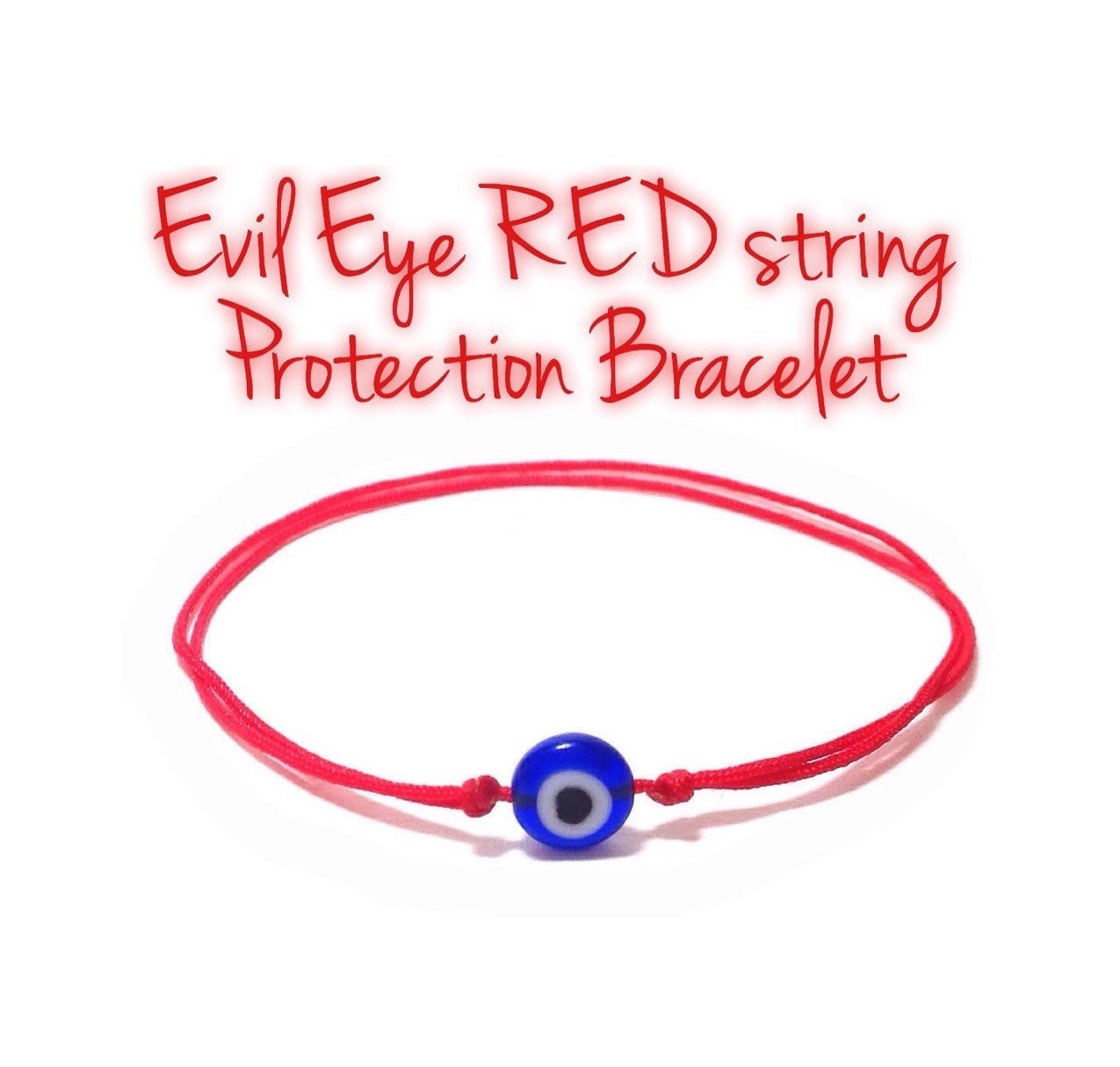 Evil Eye Red String Protection Bracelet Amulet Red String Red