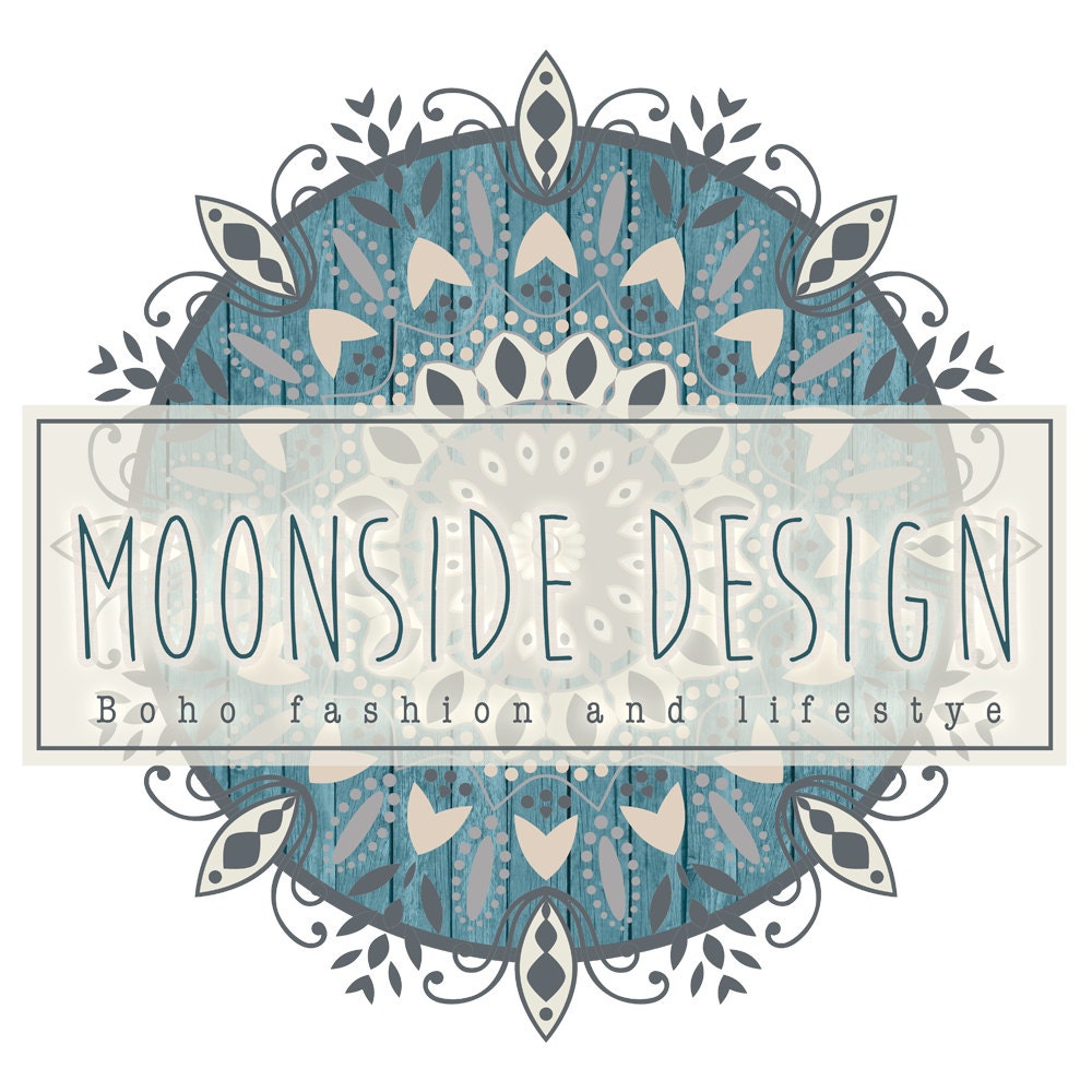 Gypsy Boho Mandala Logo Gypsy Logo Premade by 