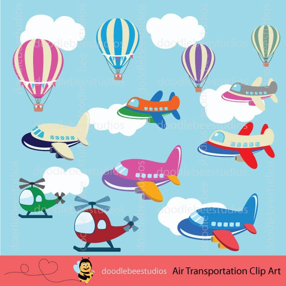 Air Transportation Clipart Air Planes Clip Art Air Vehicles