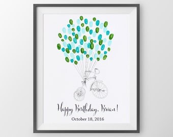 Happy Monkey Baby Shower Guest Book Baby Shower by GuestBookEnvy