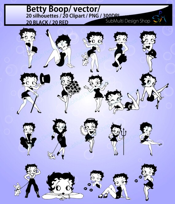 silhouette betty boop png