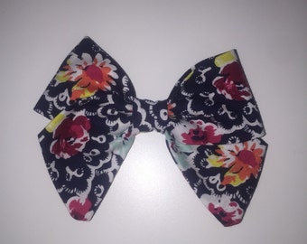 Sailor Bow Clip - Limone Blue main image 1