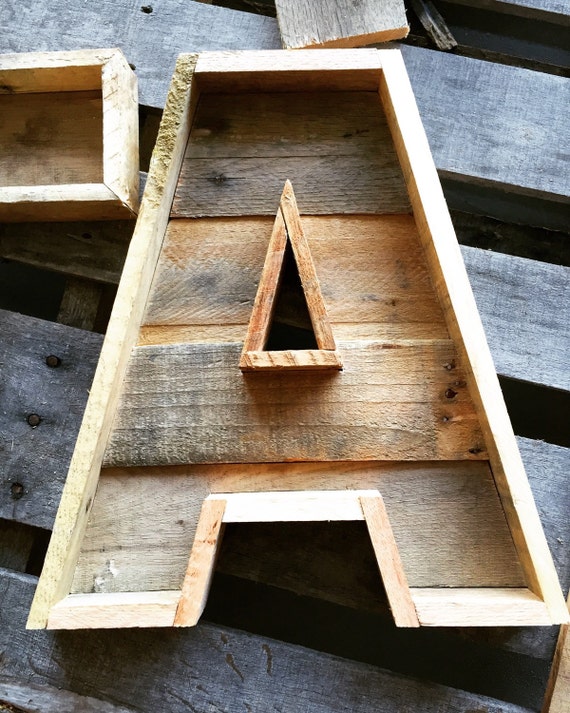 Pallet Letter Rustic Letter Reclaimed Wood Marquee by ...