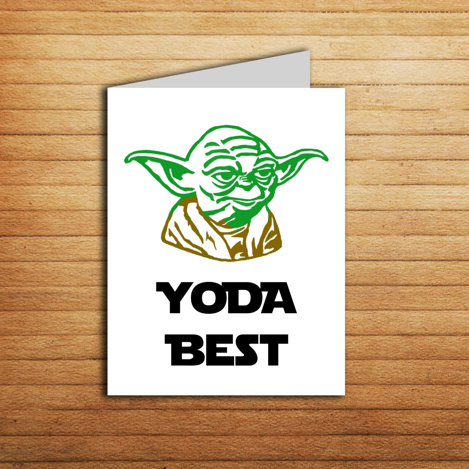 Star Wars card Yoda Best friend Birthday Card Father's day