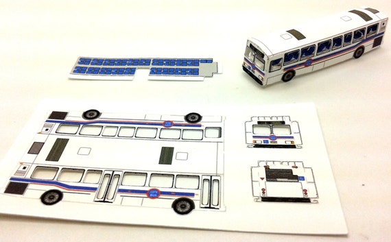 kit car model reviews train City Paper for   Craft paper model Kit Bus Miniature model