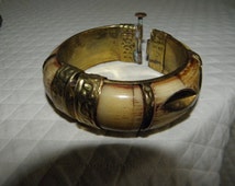 Bracelet Ancien Ethnique En Cuivre – Modèle N°174, Style Vintage