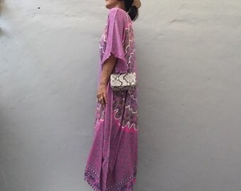 Oriental Kaftan Maxi Dress, Long Dress, evening Dress, Elegant , sexy,Free size,Beach cover up, festival,big size,caftan,Cruise trip