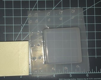 2 x2" Tile Plastic Mold, epoxy Resin Mold, Soap Mold, candle mold, tile mold, wax melts mold, flexible mold, basic shape mold, square mold