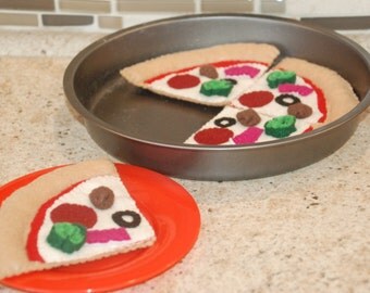 Felt Pizza Set - Toddler or Interactive