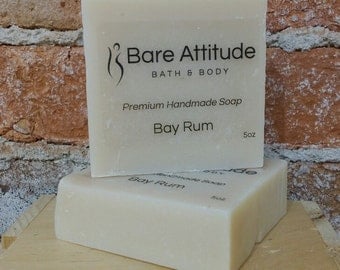 Bay Rum Olive Oil Soap Bar (Vegan, Palm Free)