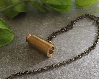 Mariner Telescope pendant chain necklace, Telescope, Mariner, Marine