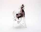 Glass horse art glass home decor glass horse fused glass horse ornament art glass fused glass horse murano glass handmade(n1)