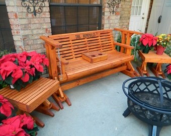 4ft Glider Swing Handmade Southern Style,Heavy Duty,Free Shipping,Patio swing,Porch Swing,Bench,Patio Set,Glider