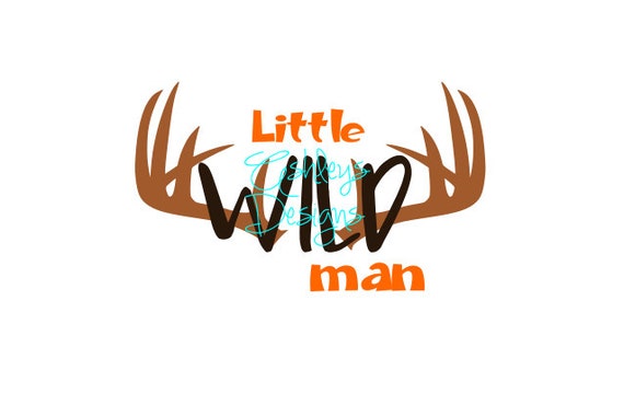 Download Little Wild Man Antler SVG File by TheSVGcorner on Etsy