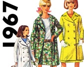 MINI SKIRT and DOUBLE Breasted Coat – Hip Hugger Skirt, Pea Coat, Mini Dress – Simplicity 6976 Size 10 – Vintage Sewing Pattern, Trench Coat MINI SKIRT and DOUBLE Breasted Coat – Hip Hugger Skirt, Pea Coat, Mini Dress – Simplicity 6976 Size 10 – Vintage Sewing Pattern, Trench Coat