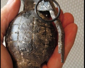 Fallout Prop GRENADE Military Grenade Post APOCALYPTIC GRENADE Mad Max Accessories Wasteland Fallout Accessories by WastelandWearable