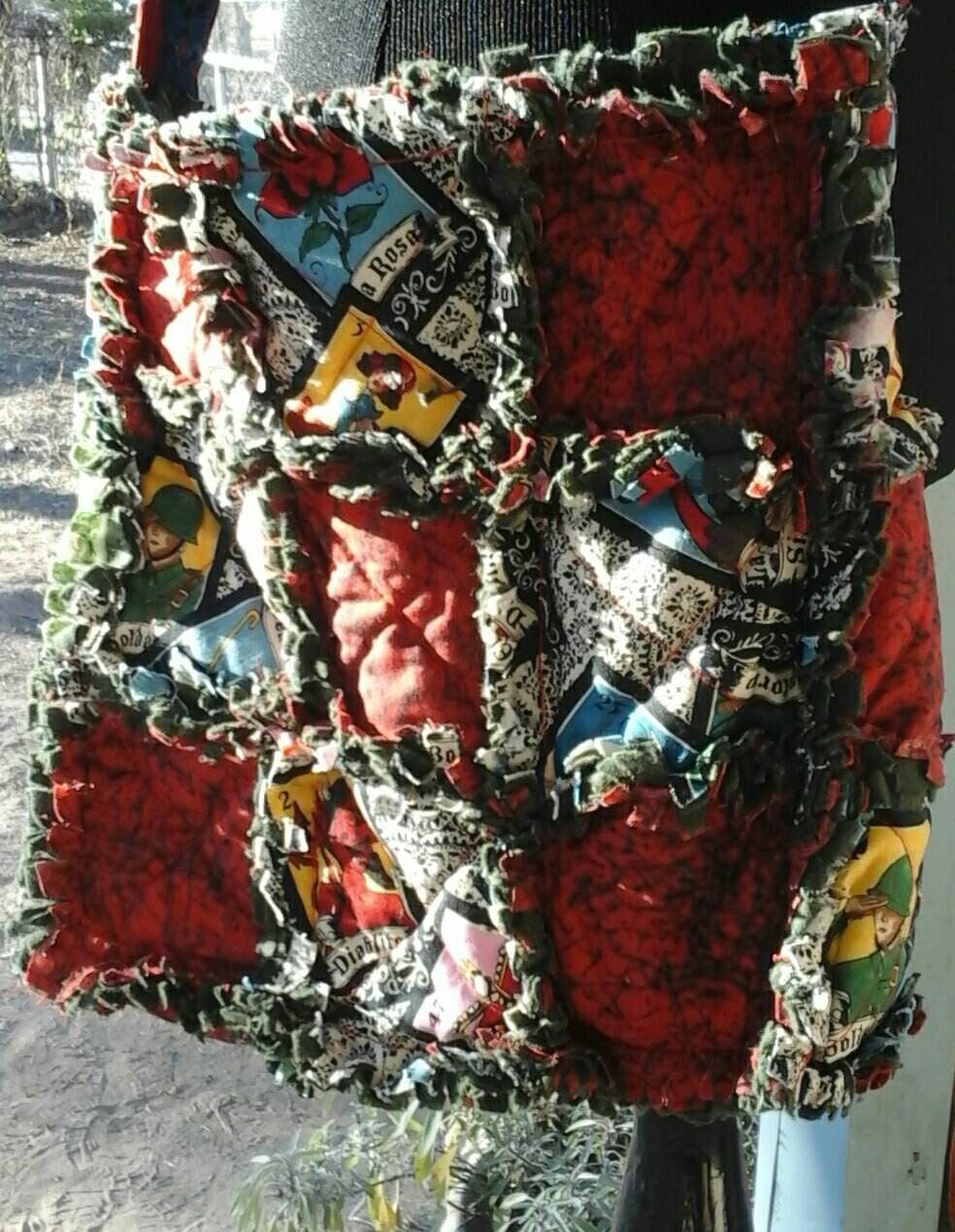 Tarot inspired Quilted Tote/Hobo Bag/Festival Bag