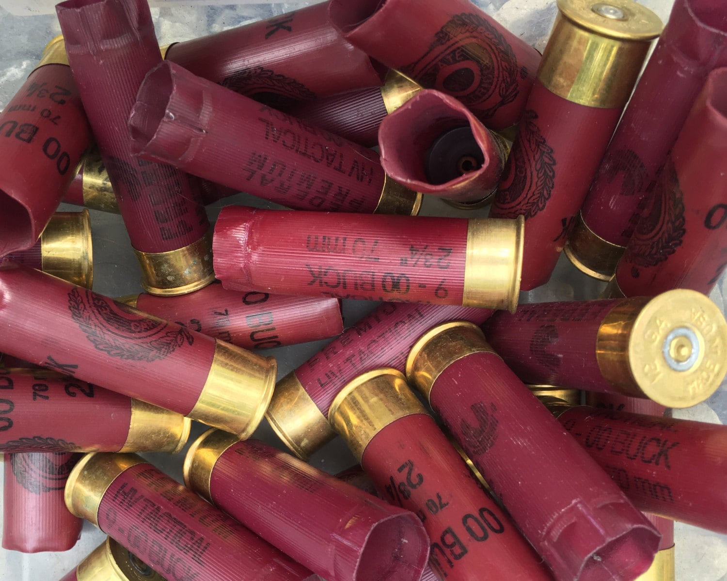 12ga Maroon Federal Tactical Buckshot Shotgun Shells