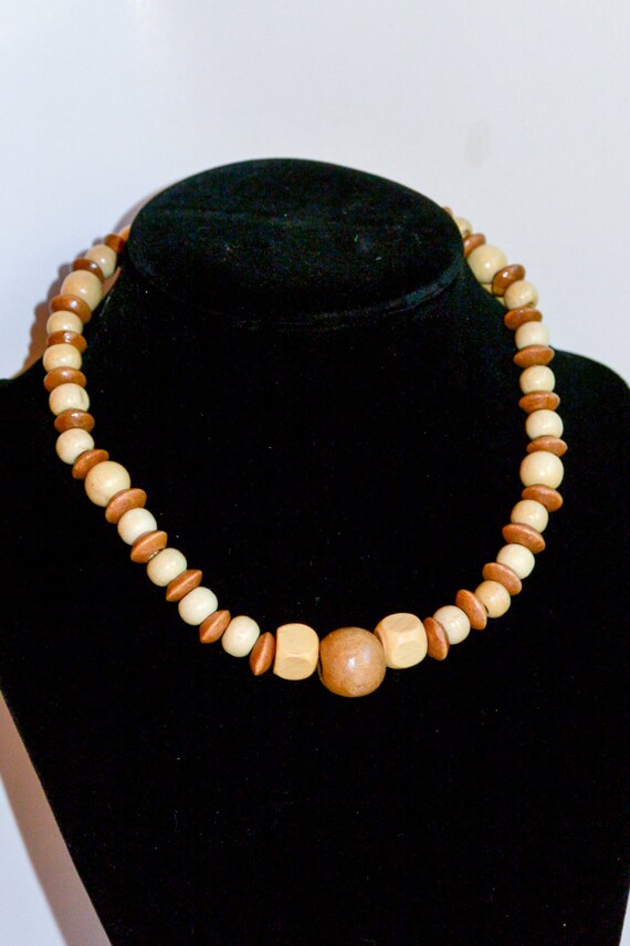 Boy's Wood Bead Necklace