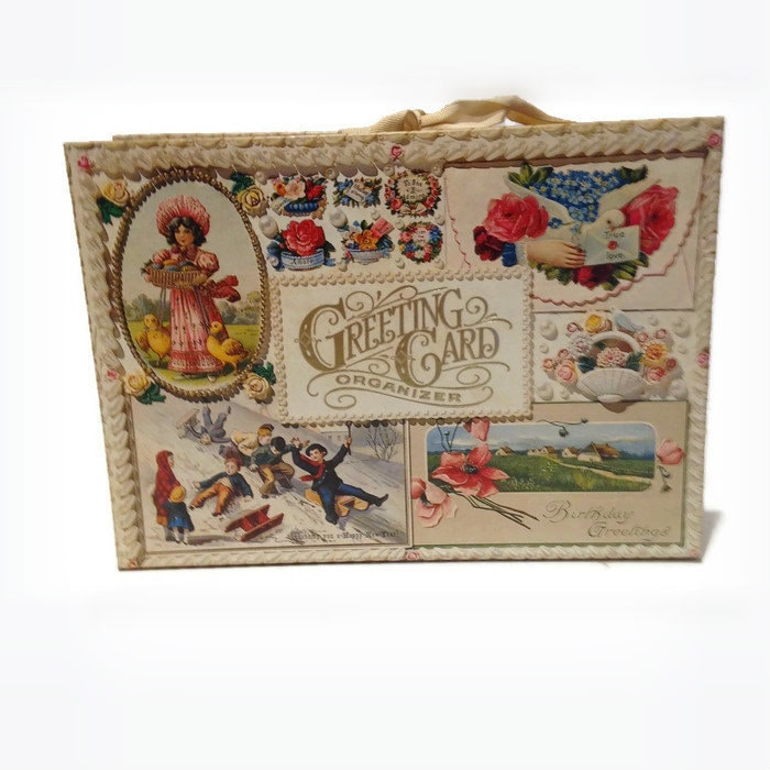 Vintage Hallmark Greeting Card Organizer Vintage Hallmark