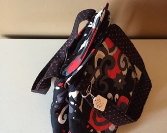 Items similar to Piggybag 2-in-1 Diaper Bag and Purse Combo - Blue Floral on Etsy