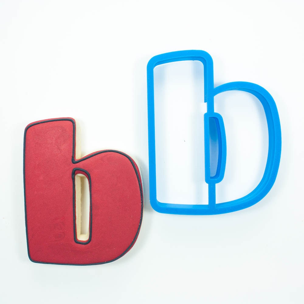 Letter B Cookie Cutter Alphabet Cookie Cutters Letter