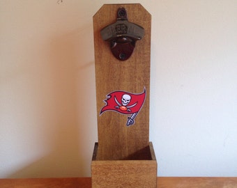 Wall Mounted Bottle Opener - Tampa Bay Buccaneers
