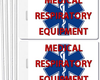 2x Medical CPAP Equipment Luggage Tags TSA by LoganJadeDesigns