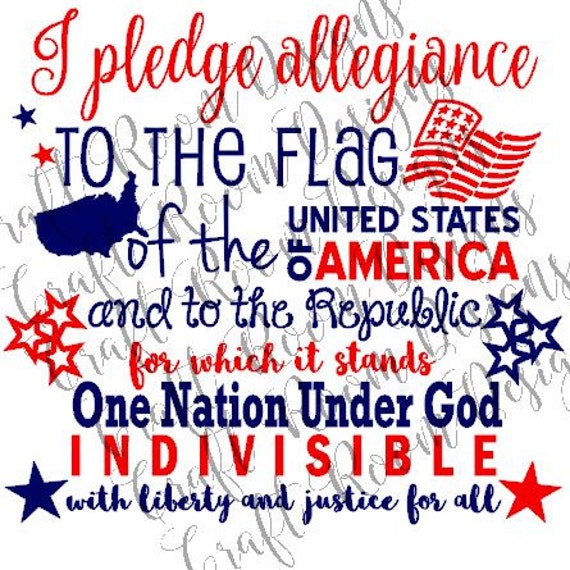 Download I Pledge Allegiance SVG Design