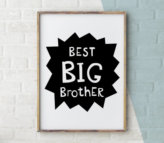 Best Big Brother Print Big Brother Printable Big Brother