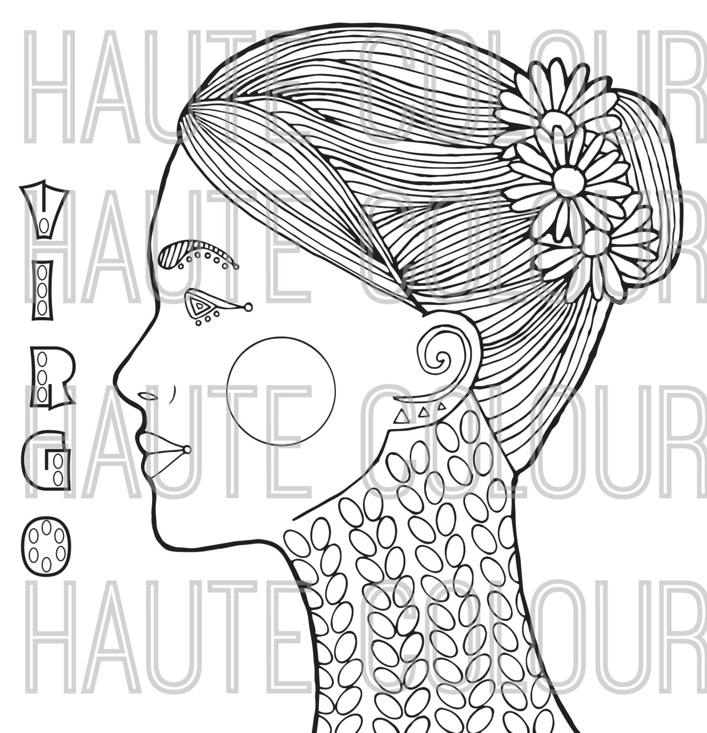 Download 34+ Virgo Zodiac Sign And Horoscope Coloring Pages PNG PDF File