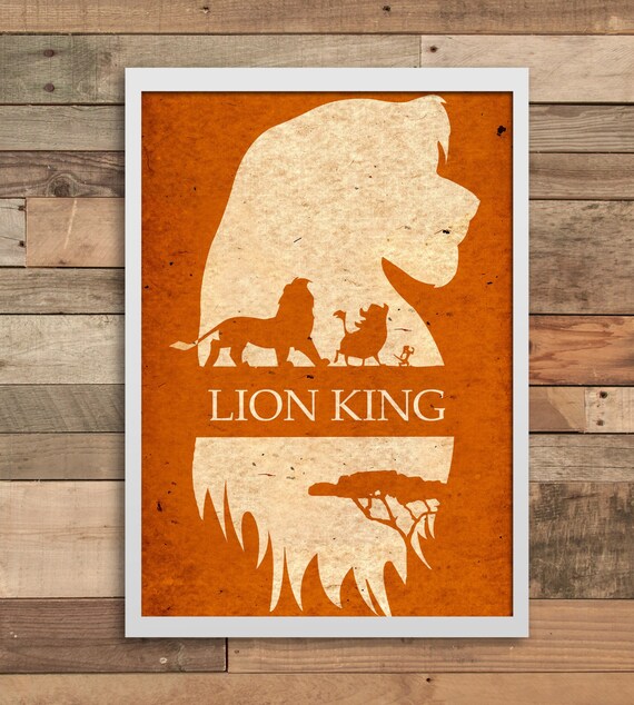 Lion King Home Decor | lion king art wall art print home decor minimalist poster Lion King Home Decor | lion king art wall art print home decor minimalist poster