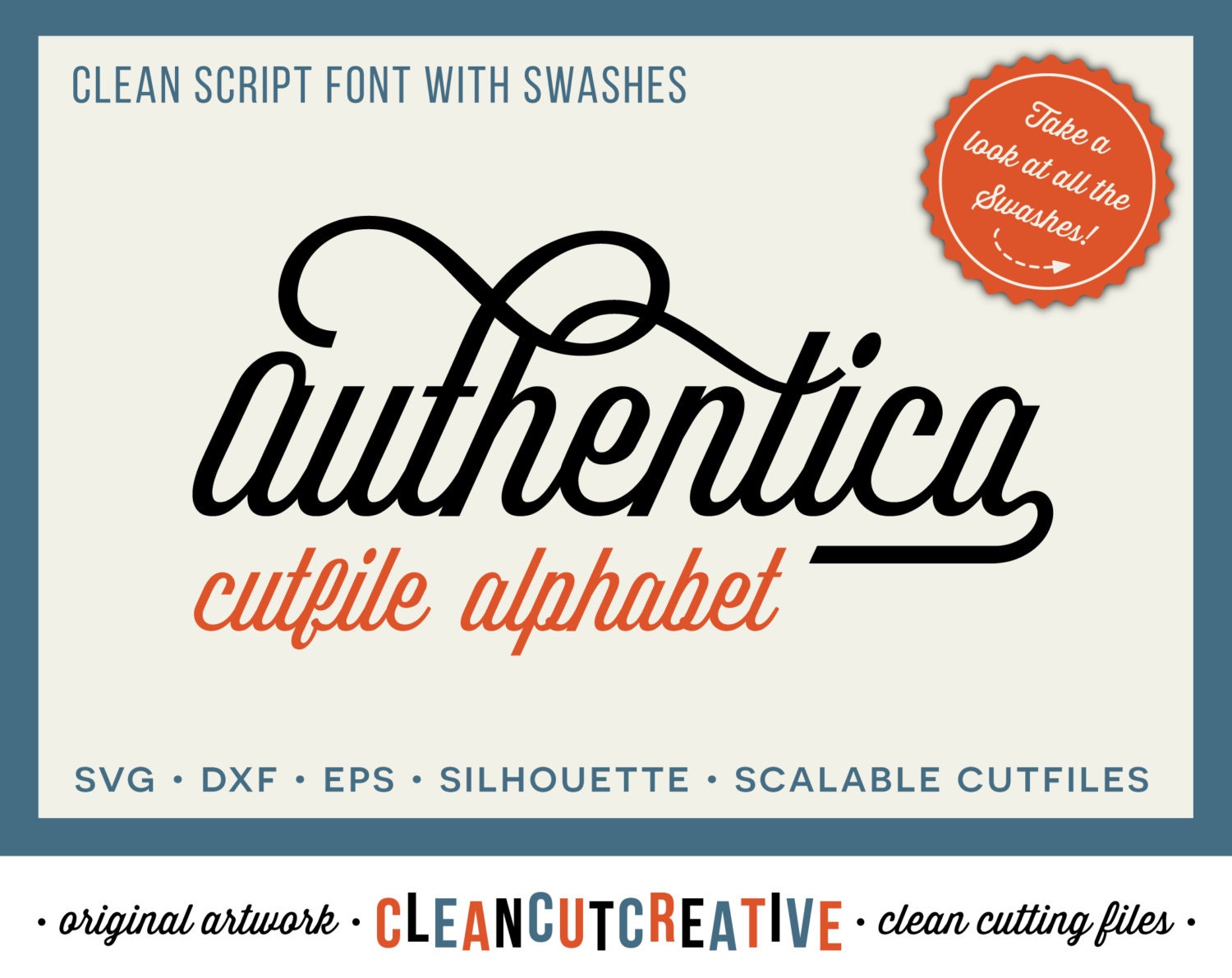 Download Full Alphabet SVG Fonts Cutfile Clean Retro Swash cricut