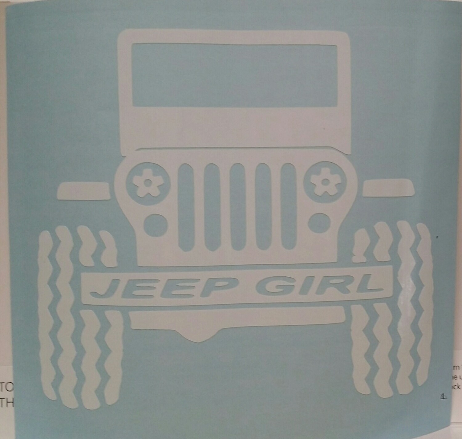 Jeep Girl Vinyl Decal Sticker/Jeep/Girl/Yeti Decal/Car