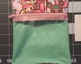 Clear Zippered Pouch 5x7 - Made to Order