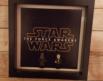 Han Solo, Chewbacca, star wars lego frame, chewie we're home, chewie, chewbacca decal, star wars,chewbacca baby, perfect gift for him or her