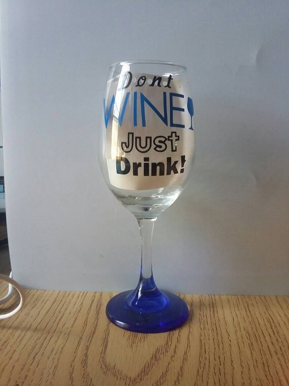 Personalized quote wine glass by AprilCole6535 on Etsy