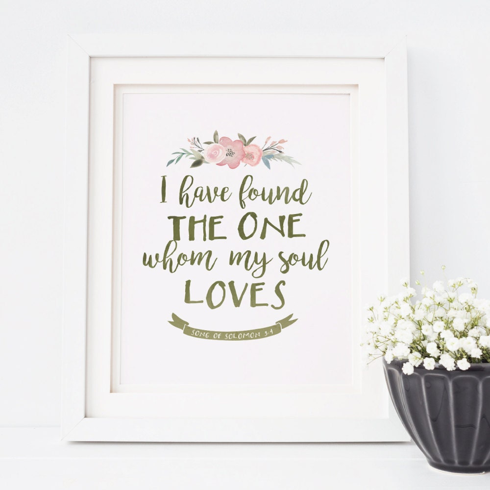 Song Of Solomon 3 4 Bible Verse Wall Art Verse Wall Art Song of solomon 3 4 bible verse wall art verse wall art
