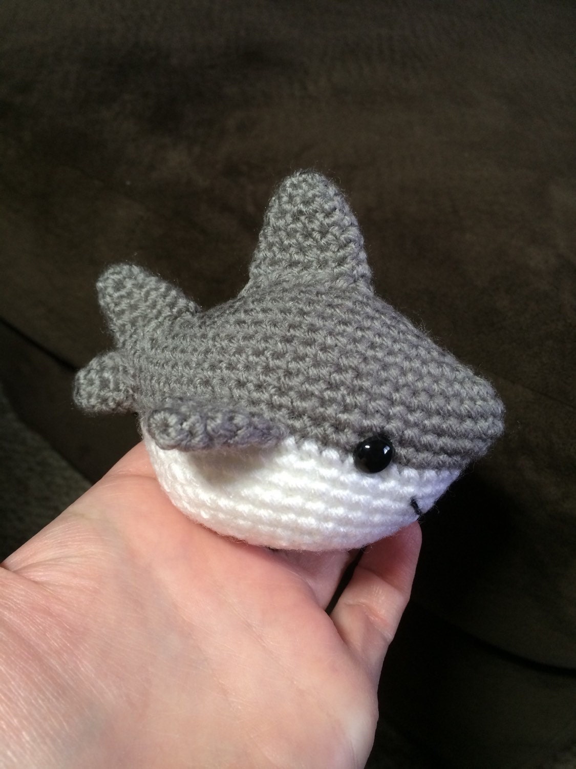 Amigurumi Crochet Shark Plush Made to Order