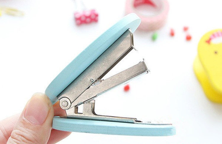 Cute Stapler Kawaii stapler School Supplies Pink by CaribouMilk