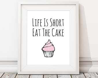 Eat cake | Etsy