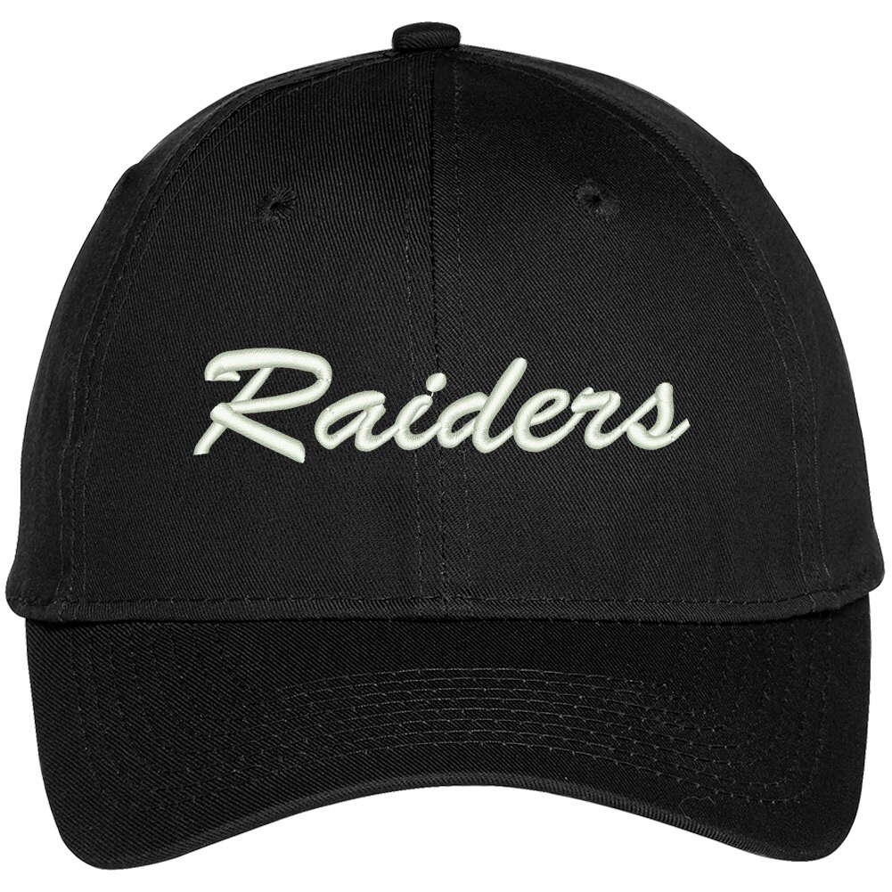 RAIDERS Embroidered Precurved Adjustable Cap 4 Colors