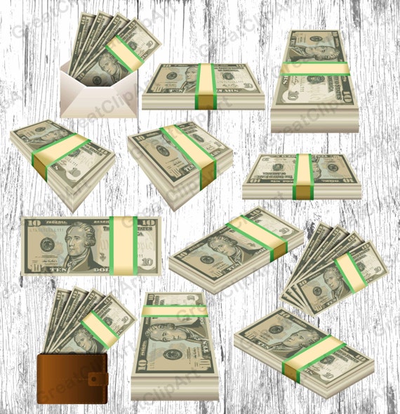 bundle of money clipart - photo #15