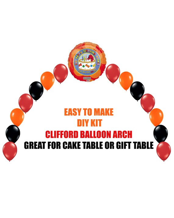 Clifford Birthday Balloons Clifford the Red Dog Arch Balloon
