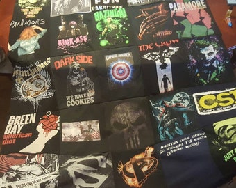 custom t shirt blanket